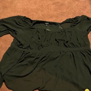 Torrid Chiffon Long Sleeve Peplum Size 5
